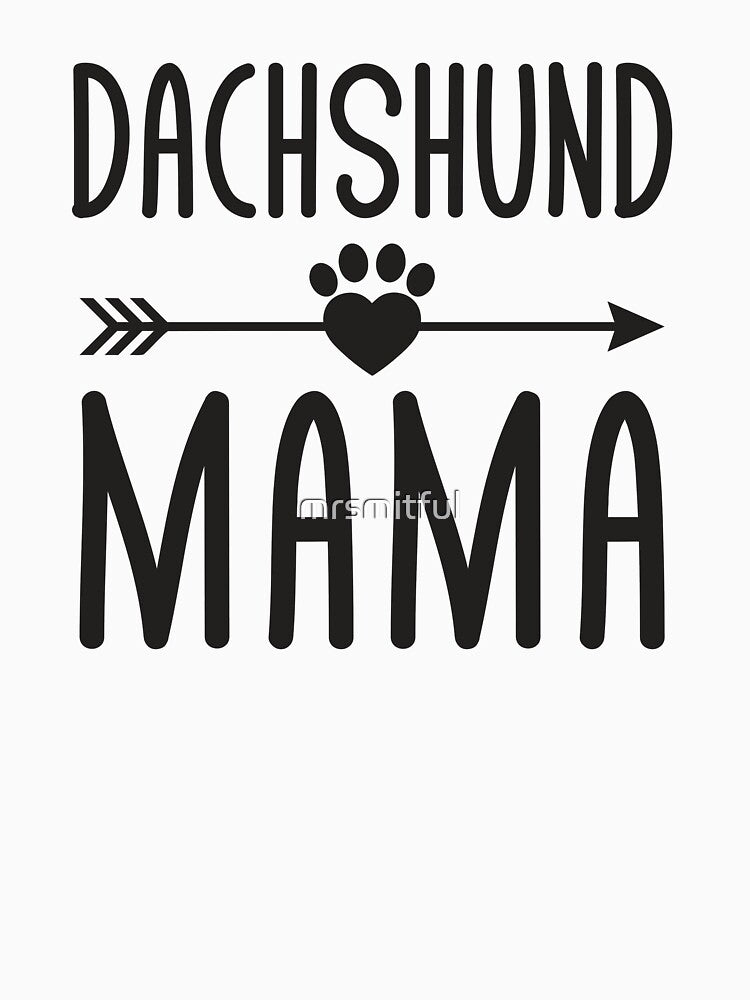 Dachshund Mom Shirt Doxie Wiener Dog Mothers Day Gift T-shirt by mrsmitful Hoodie, Sweatshirt | BlankRebels.com (Image 3)