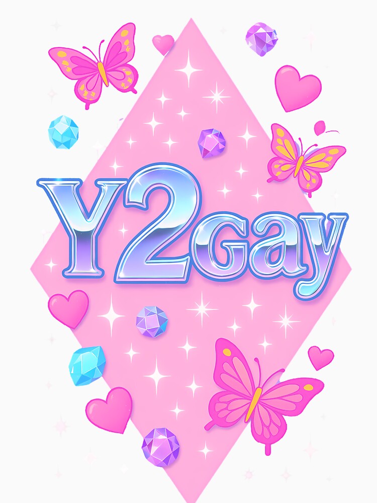 Y2Gay – 2000s Queer Aesthetic Butterfly Pride Design by Haus Of Sin T-Shirts, Hoodie, Sweatshirt | BlankRebels.com (Image 3)