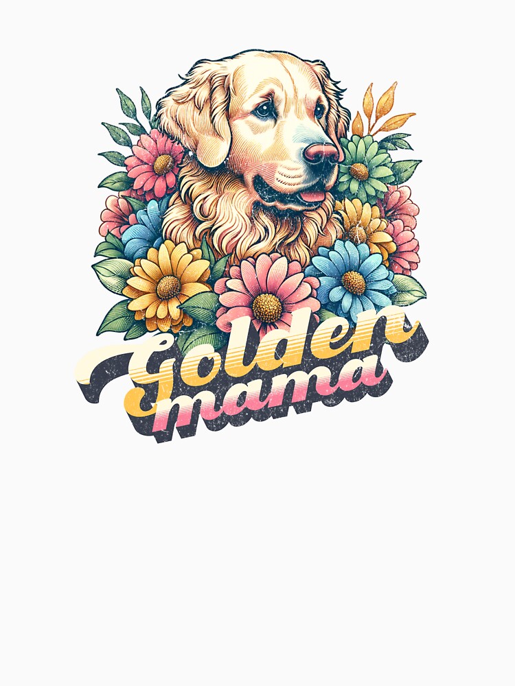 Golden Retriever Pet Dog Owner Mama by ManxCatAndy T-Shirts, Hoodie, Sweatshirt | BlankRebels.com (Image 3)