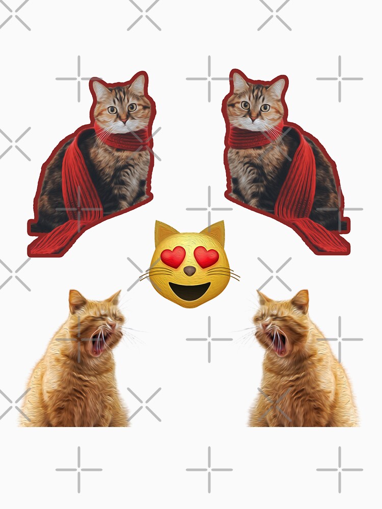 CUTE CATS STICKER PACKS by alaasobhi T-Shirts, Hoodie, Sweatshirt | BlankRebels.com (Image 3)