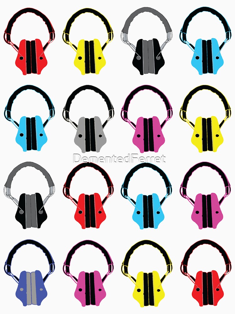 DJ Headphones Closed by DementedFerret T-Shirts, Hoodie, Sweatshirt | BlankRebels.com (Image 3)