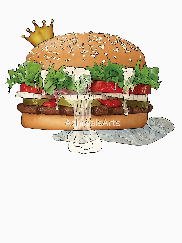 Fuc-King of Burgers by AzhrealsArts T-Shirts, Hoodie, Sweatshirt | BlankRebels.com (Image 3)