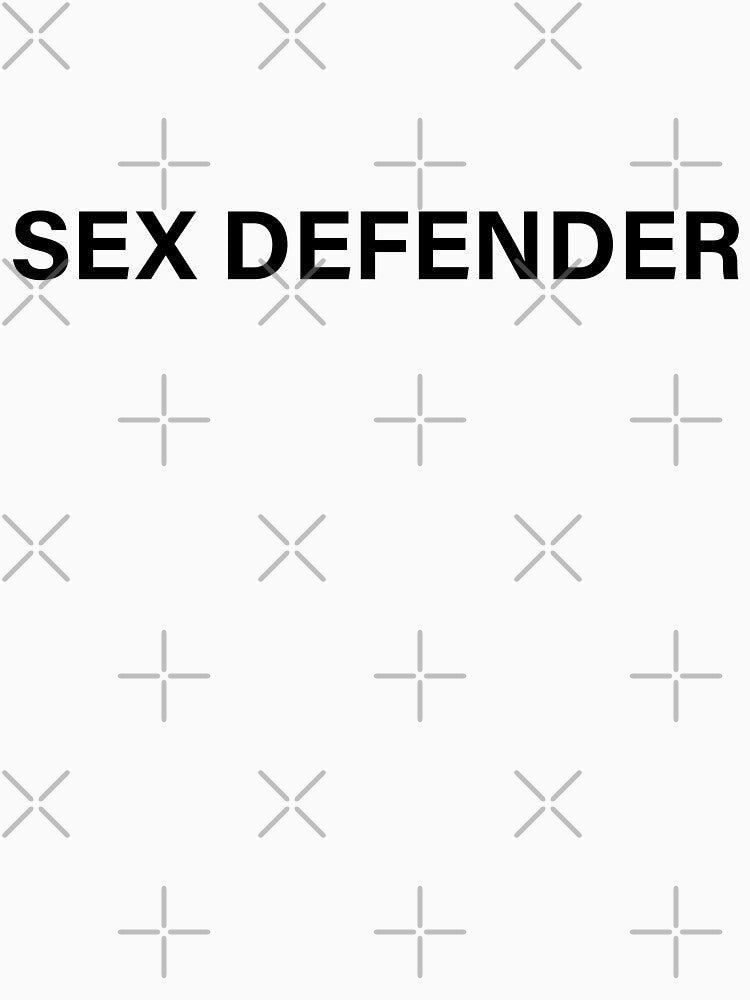 Sex Defender – Minimalist Bold Text T-Shirt, Hoodie & Sticker by SubtleSnark Sweatshirt | BlankRebels.com (Image 3)