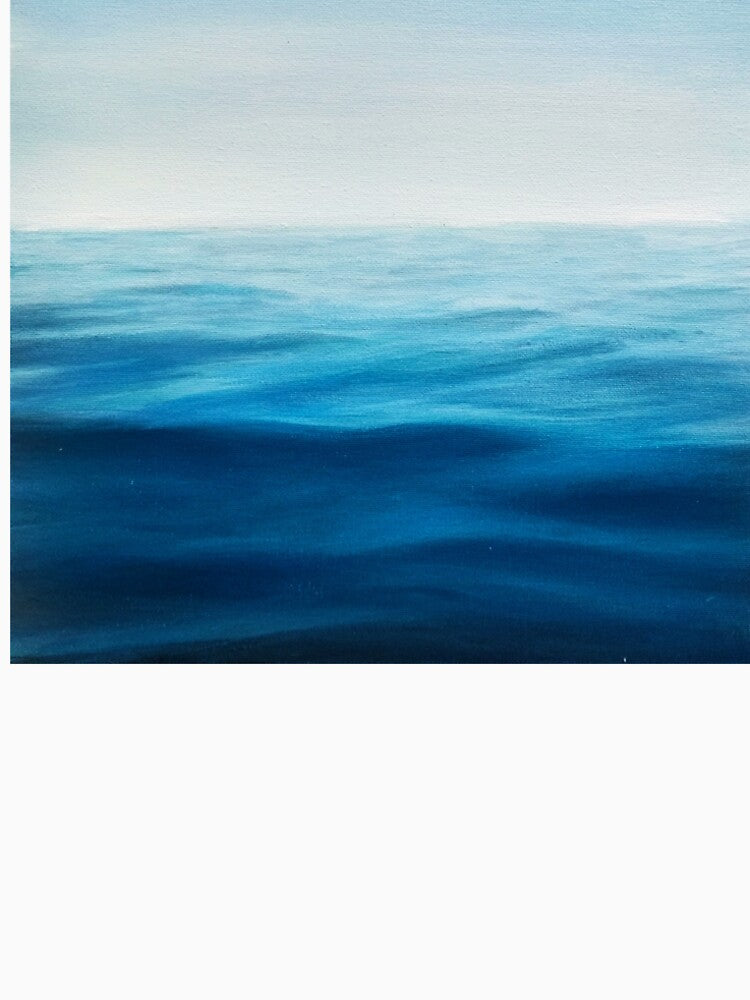 Floating on the ocean acrylic painting by UnaBonitaArt T-Shirts, Hoodie, Sweatshirt | BlankRebels.com (Image 2)