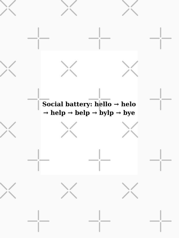 Social battery hello to bye by PRINTareto-d T-Shirts, Hoodie, Sweatshirt | BlankRebels.com (Image 2)