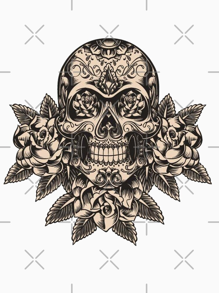 Day Of The Dead Skull by ImagiPrints ⭐⭐⭐⭐⭐ T-Shirts, Hoodie, Sweatshirt | BlankRebels.com (Image 3)