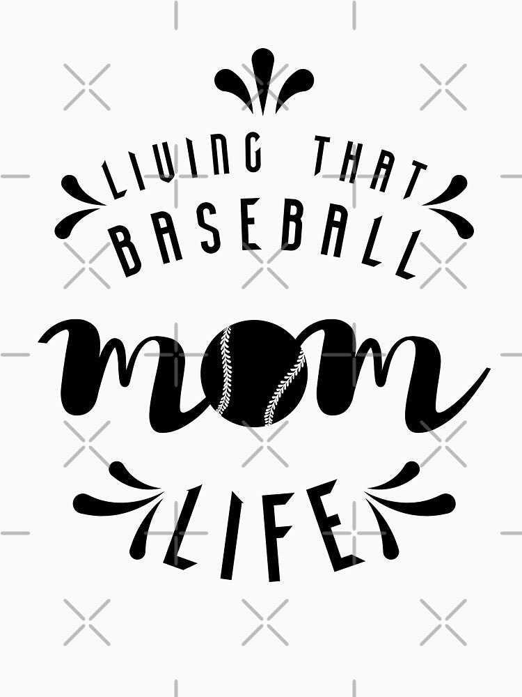 LIVING THAT BASEBALL MOM LIFE by lightseeker14 T-Shirts, Hoodie, Sweatshirt | BlankRebels.com (Image 3)