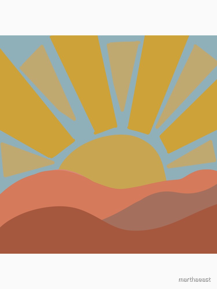 sunset design by marthaeast T-Shirts, Hoodie, Sweatshirt | BlankRebels.com (Image 3)