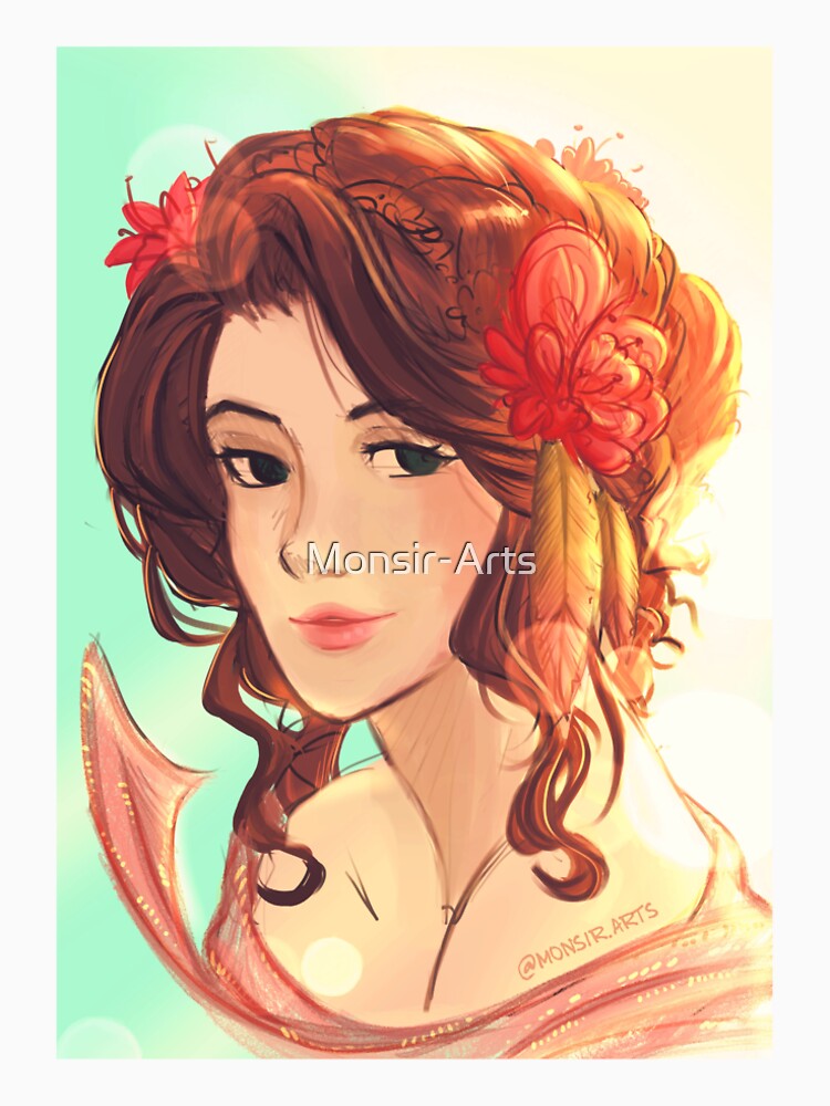 Flower GIrl by Monsir-Arts T-Shirts, Hoodie, Sweatshirt | BlankRebels.com (Image 2)