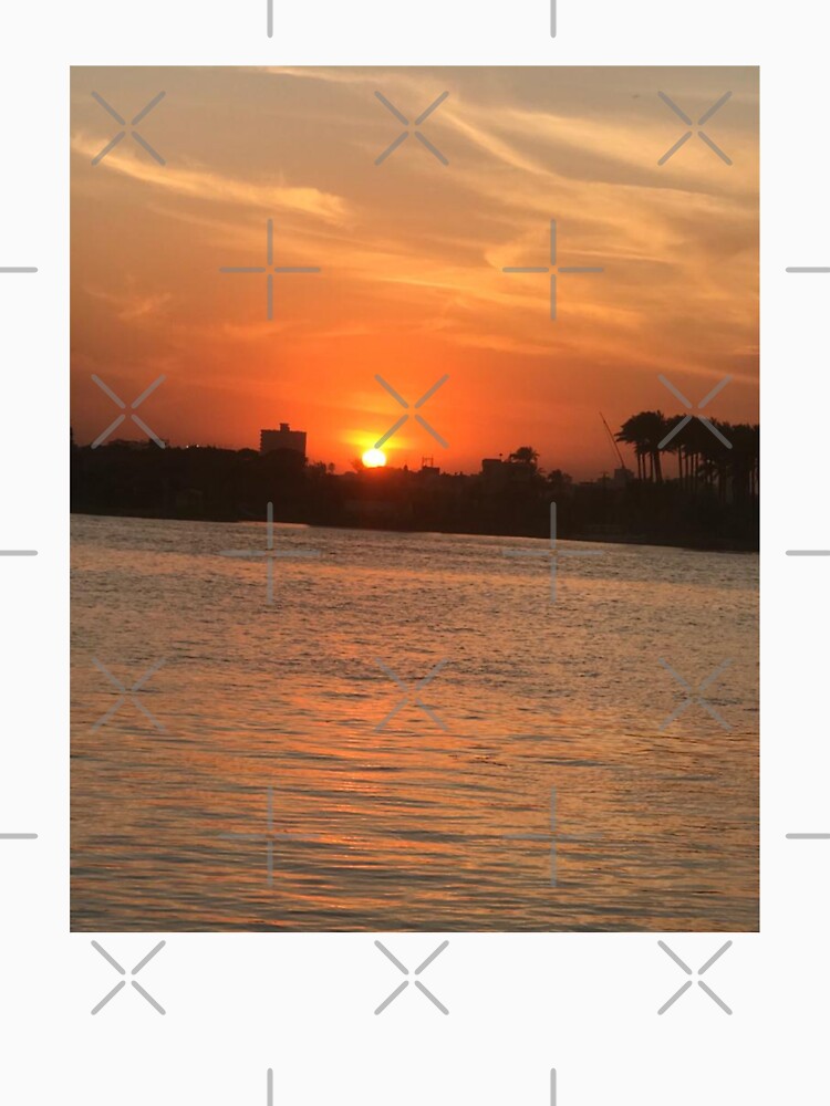Sunset on the Nile real natural image by Yousran T-Shirts, Hoodie, Sweatshirt | BlankRebels.com (Image 3)