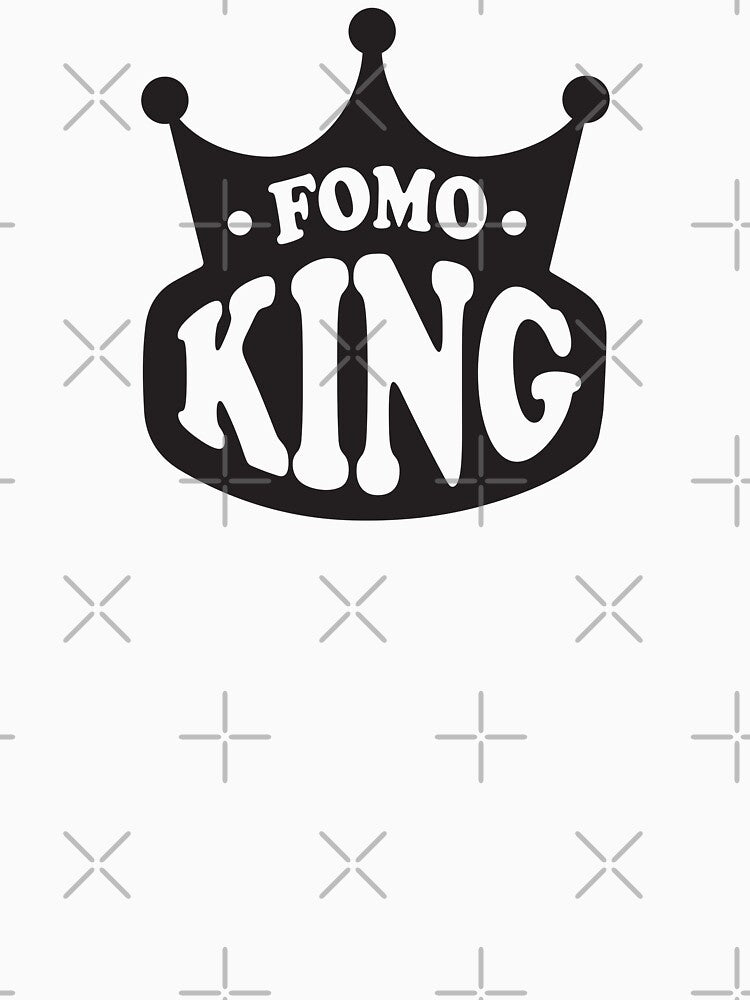 FOMO King – Funny Crypto Trader Meme Desig by CryptoDressCode T-Shirts, Hoodie, Sweatshirt | BlankRebels.com (Image 3)