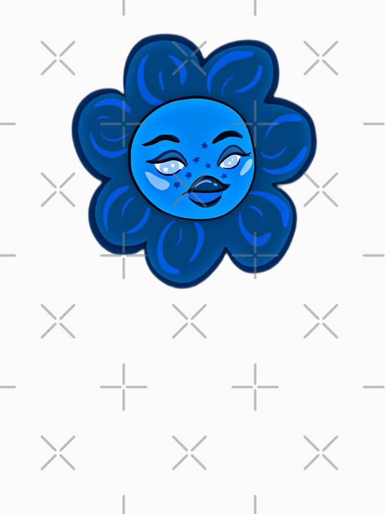 blue flower by hgrasel T-Shirts, Hoodie, Sweatshirt | BlankRebels.com (Image 3)