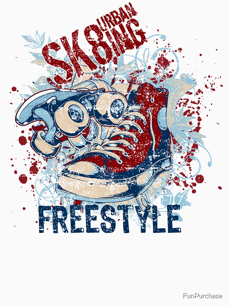 Urban freestyle skating by FunPurchase T-Shirts, Hoodie, Sweatshirt | BlankRebels.com (Image 3)