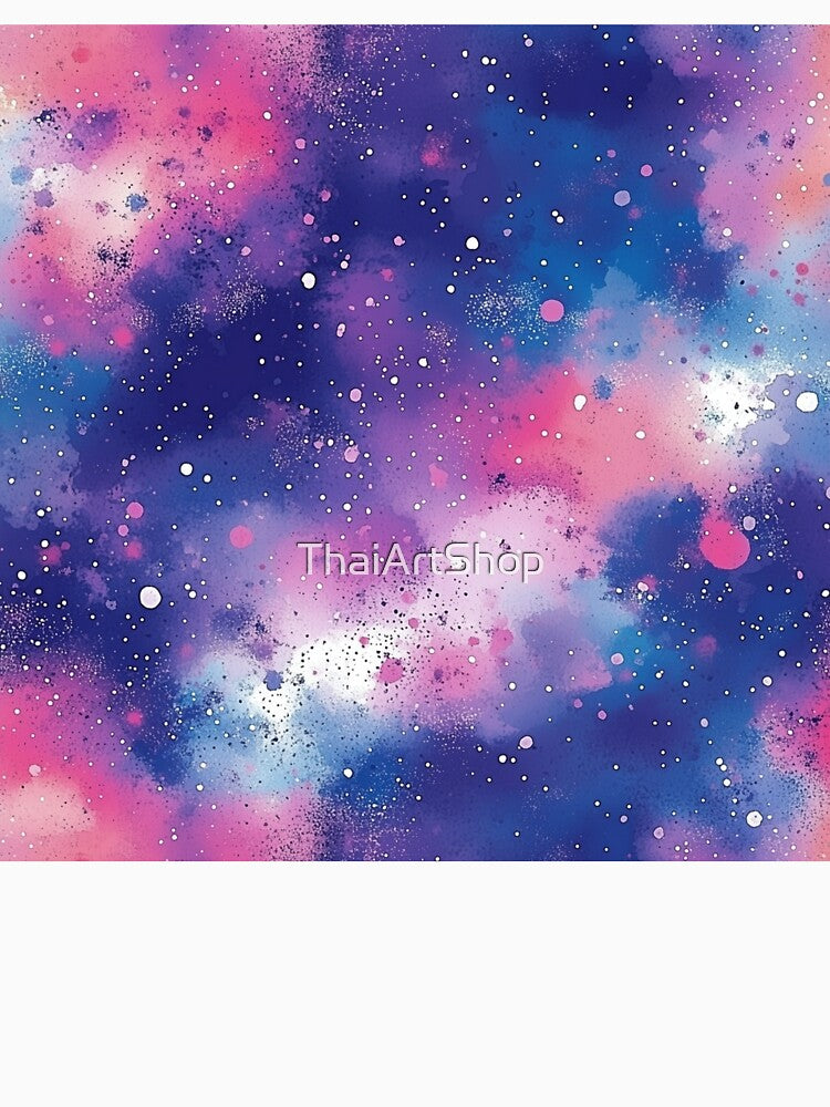 Galaxy-Inspired Seamless Pattern with Glowing Stars by ThaiArtShop T-Shirts, Hoodie, Sweatshirt | BlankRebels.com (Image 3)