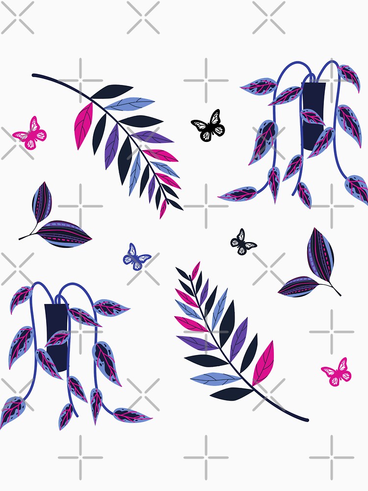 Purple botanical dream by Joejo19 T-Shirts, Hoodie, Sweatshirt | BlankRebels.com (Image 3)