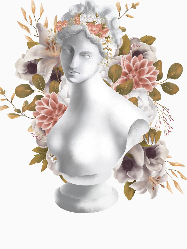Marble Flower Goddess by Gothic Auntie T-Shirts, Hoodie, Sweatshirt | BlankRebels.com (Image 3)