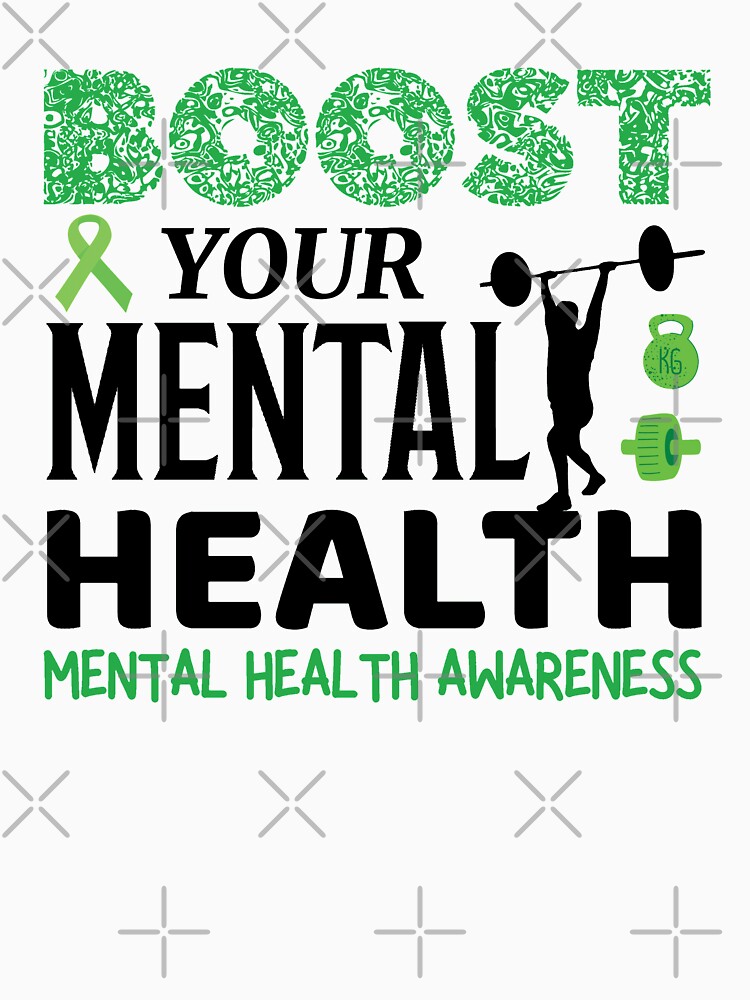Mental Health Awareness - Boost Your Mental Health By Exercising by OwlCanvas T-Shirts, Hoodie, Sweatshirt (Image 3)