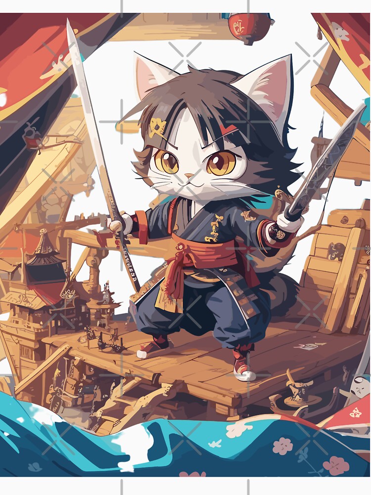 Anime Cat by deviatepolo T-Shirts, Hoodie, Sweatshirt | BlankRebels.com (Image 3)