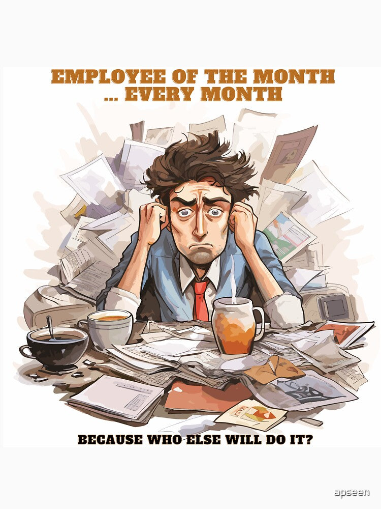 Employee of the Month sarcastic by apseen T-Shirts, Hoodie, Sweatshirt | BlankRebels.com (Image 3)
