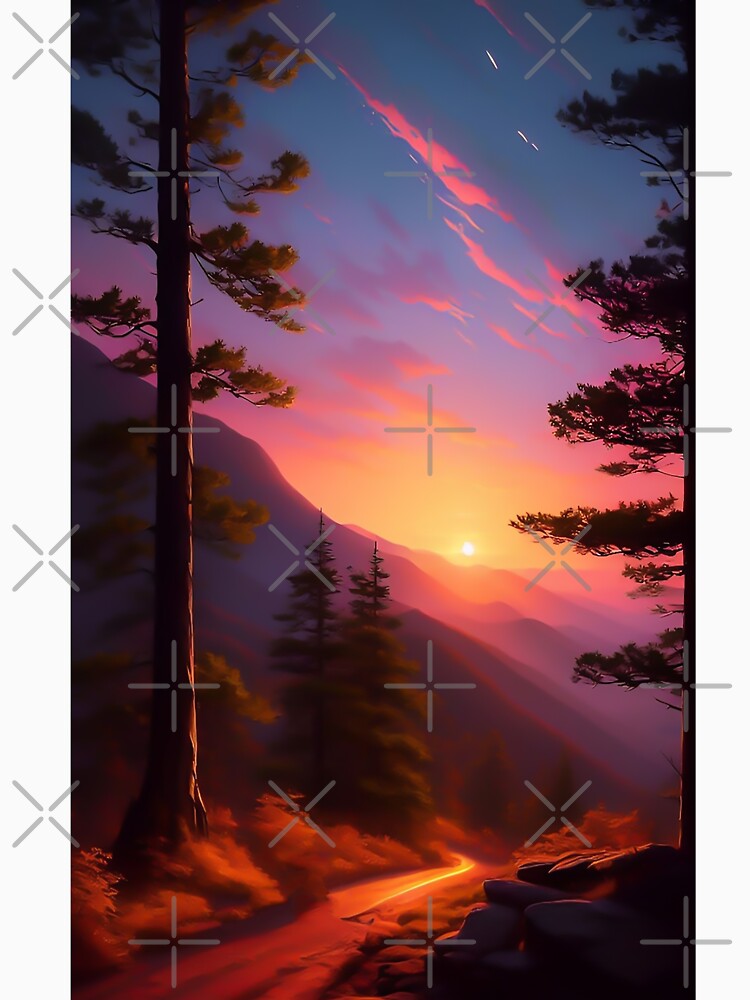 Smokey Mountain National Park Nature Landscape Sunset by CattlettArt T-Shirts, Hoodie, Sweatshirt | BlankRebels.com (Image 3)