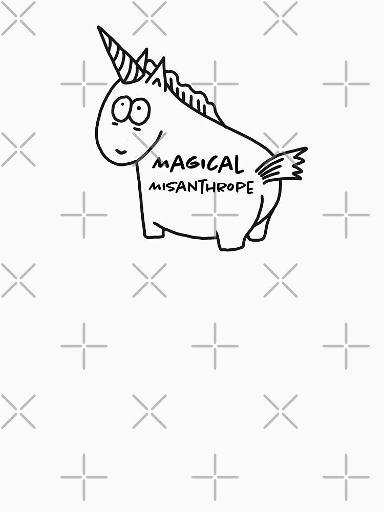 Unicorn - Magical Misanthrope by fruehmorgens T-Shirts, Hoodie, Sweatshirt | BlankRebels.com (Image 3)