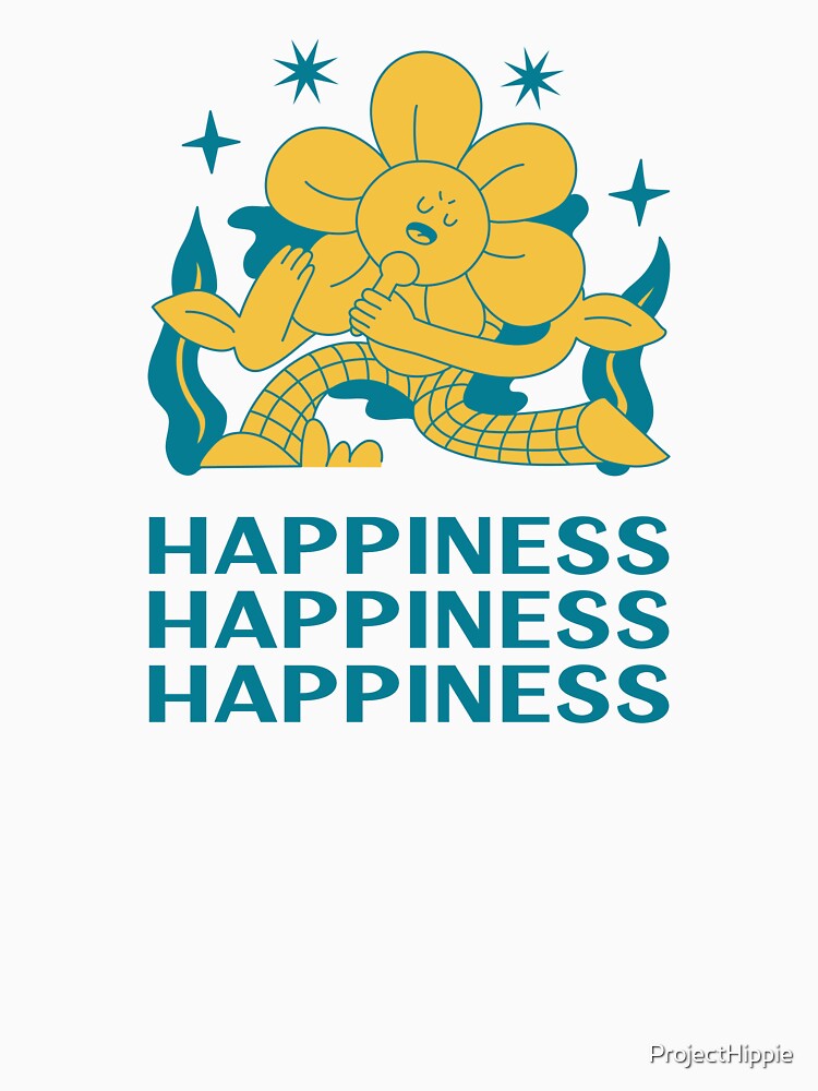 Happiness Nameste Mindfulness Garden Gardening Retro 90'S Y2K Sticker Hat T-Shirts, Hoodie, Sweatshirt