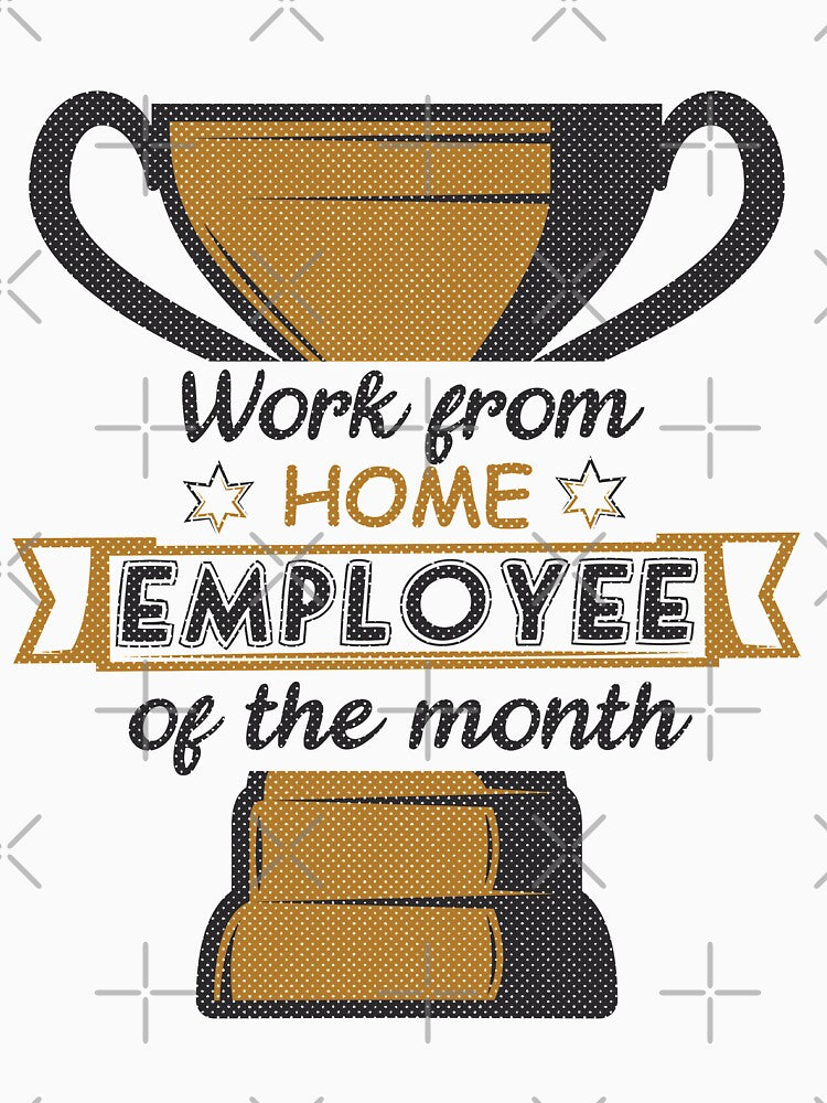 Work from Home Employee of the Month Yellow and Black by ABulgov T-Shirts, Hoodie, Sweatshirt | BlankRebels.com (Image 3)