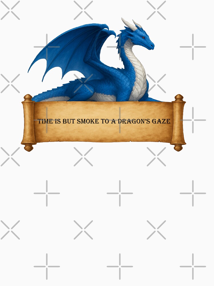 Majestic Blue Dragon with Scroll by Hatchling Hollow T-Shirts, Hoodie, Sweatshirt | BlankRebels.com (Image 3)