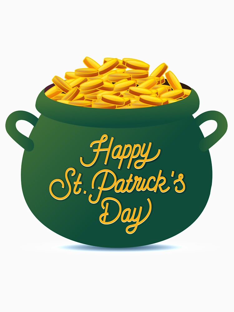 St. Patrick's Day - a pot of gold by Yarkos T-Shirts, Hoodie, Sweatshirt | BlankRebels.com (Image 3)
