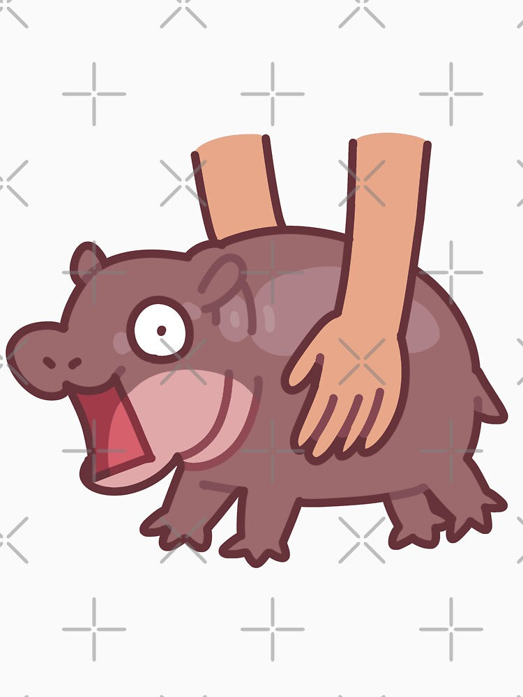 Airlifted Hippo by Nyanchovy T-Shirts, Hoodie, Sweatshirt | BlankRebels.com (Image 3)