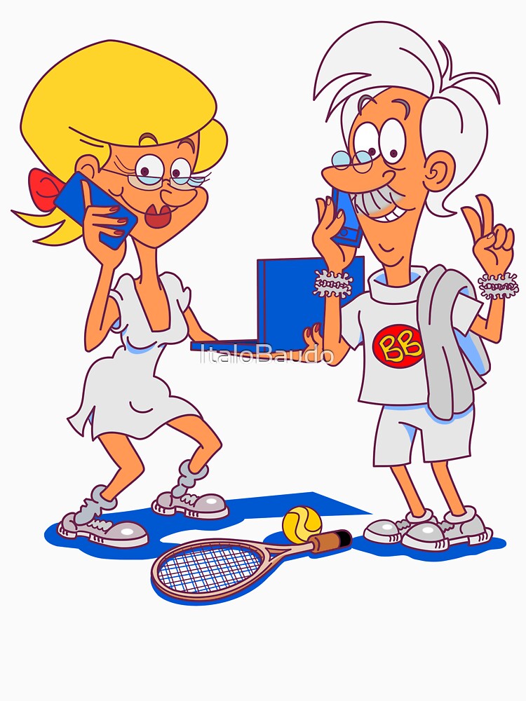 Tennis Baby Boomers Couple by ItaloBaudo T-Shirts, Hoodie, Sweatshirt | BlankRebels.com (Image 3)