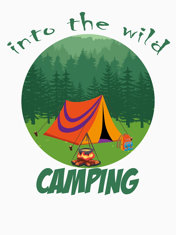 camping into the wild by rachidkams T-Shirts, Hoodie, Sweatshirt | BlankRebels.com (Image 3)