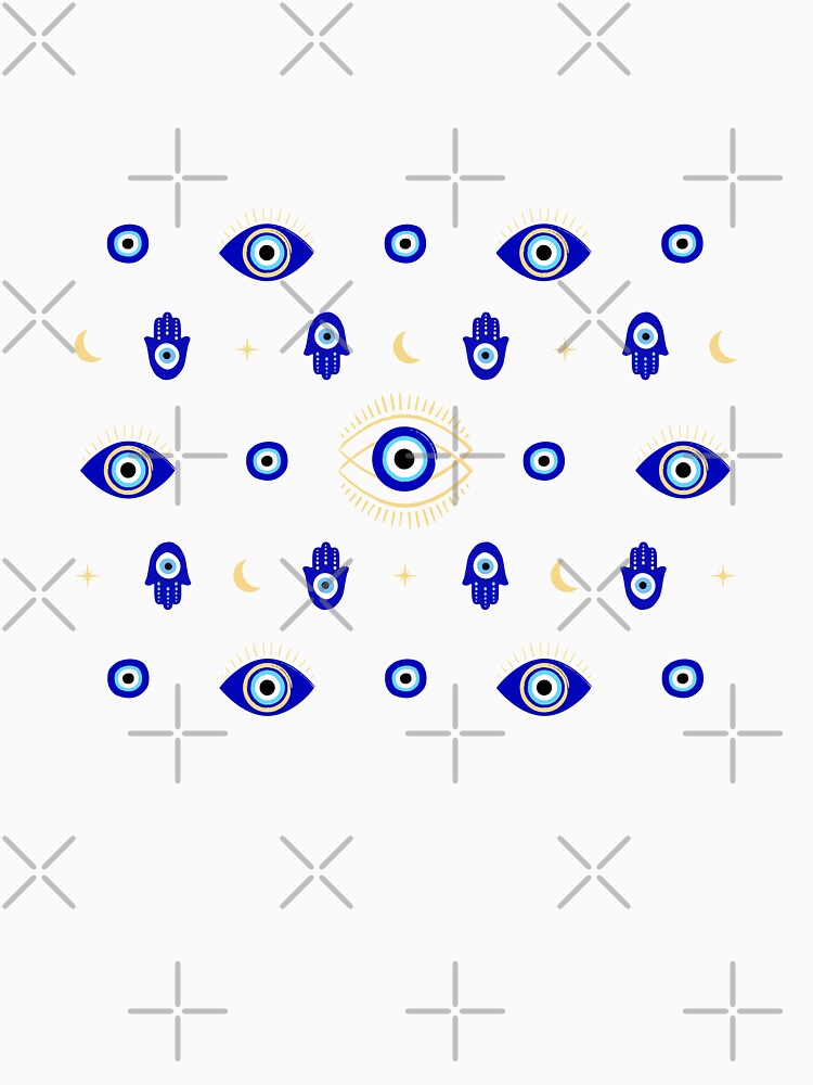 Evil Eye Pattern by noa89 T-Shirts, Hoodie, Sweatshirt | BlankRebels.com (Image 3)