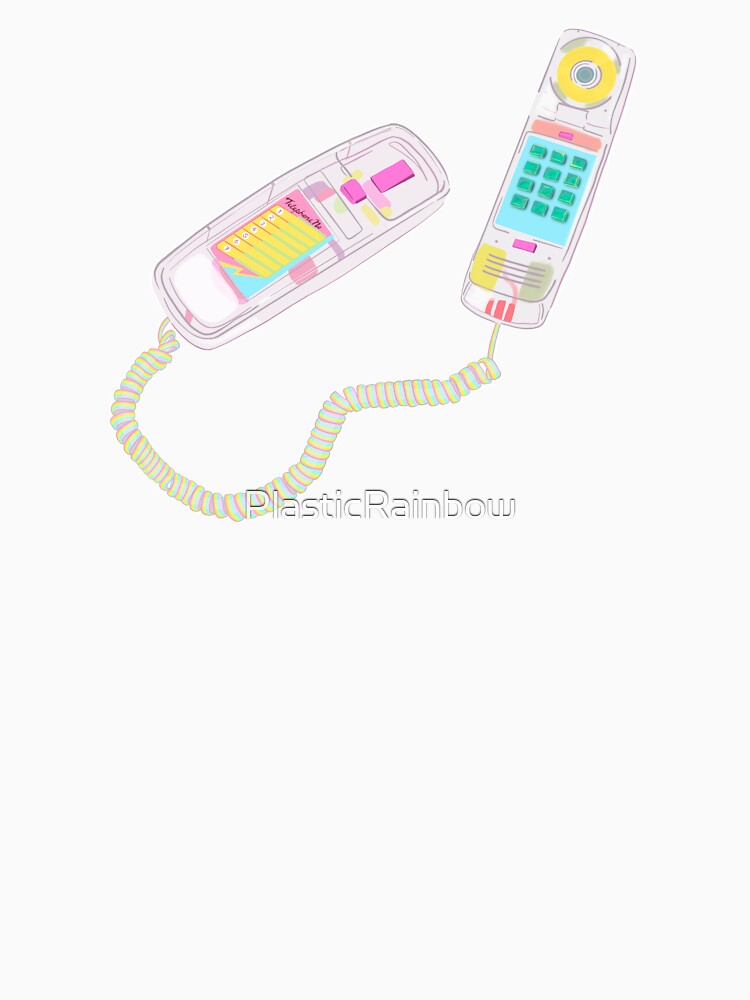 Translucent 90s Phone by Shiny Plastic Rainbow T-Shirts, Hoodie, Sweatshirt | BlankRebels.com (Image 3)