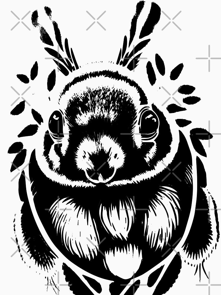 bunny bee tattoo style by badbug T-Shirts, Hoodie, Sweatshirt | BlankRebels.com (Image 3)