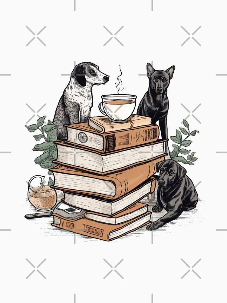 Books and Coffee and Dogs and Social Justice by Bjammer T-Shirts, Hoodie, Sweatshirt | BlankRebels.com (Image 3)