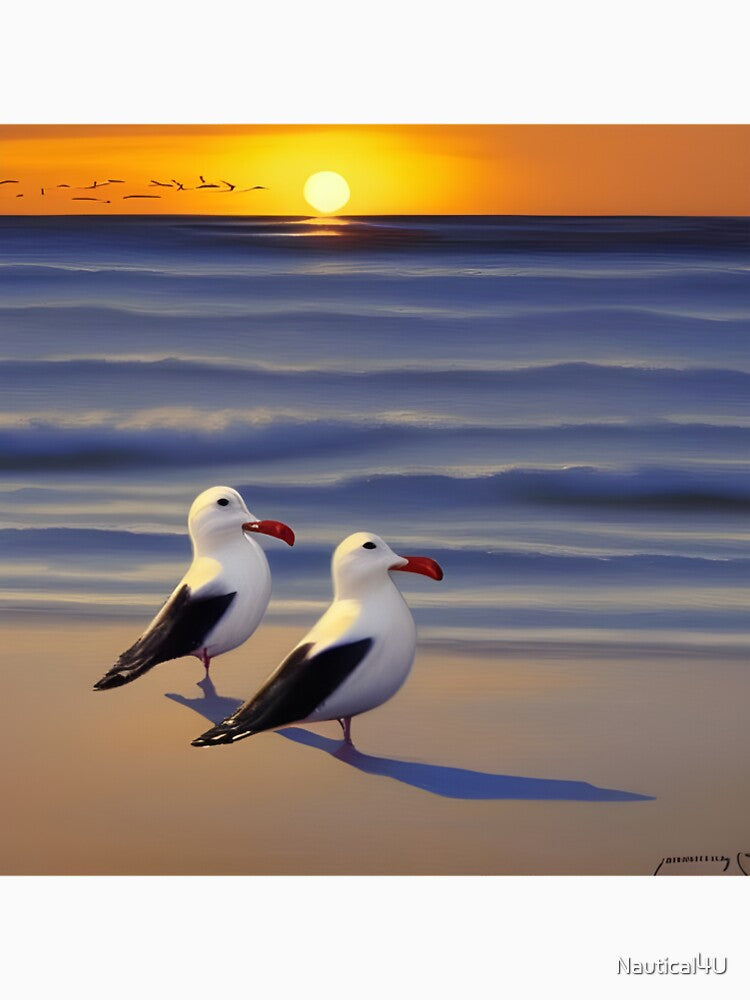 Seagull Sunset by Nautical4U T-Shirts, Hoodie, Sweatshirt | BlankRebels.com (Image 2)
