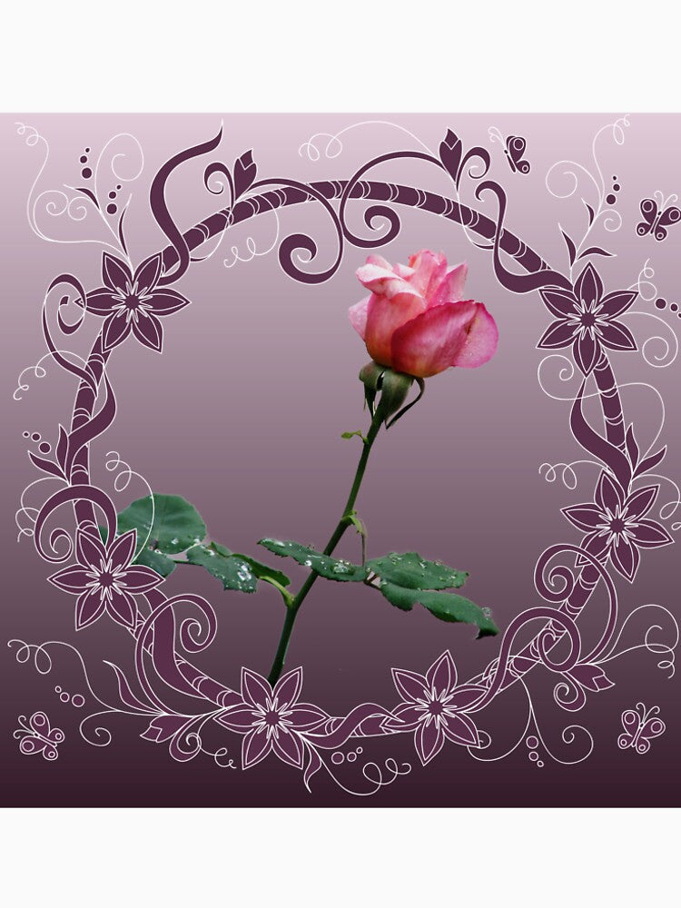 long rose in frame by AlinNova