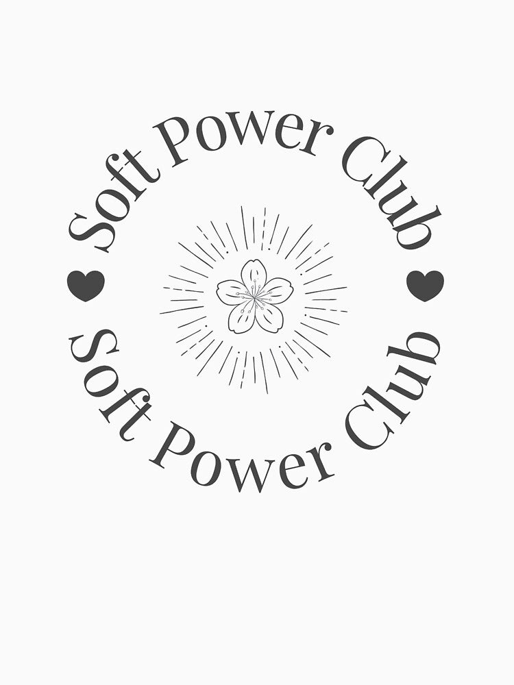 Soft Power Club - Charcoal on White by Soft Power Club T-Shirts, Hoodie, Sweatshirt | BlankRebels.com (Image 3)