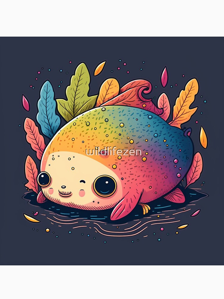 Ugly Cute Axolotl axolotl art by wildlifezen T-Shirts, Hoodie, Sweatshirt | BlankRebels.com (Image 3)