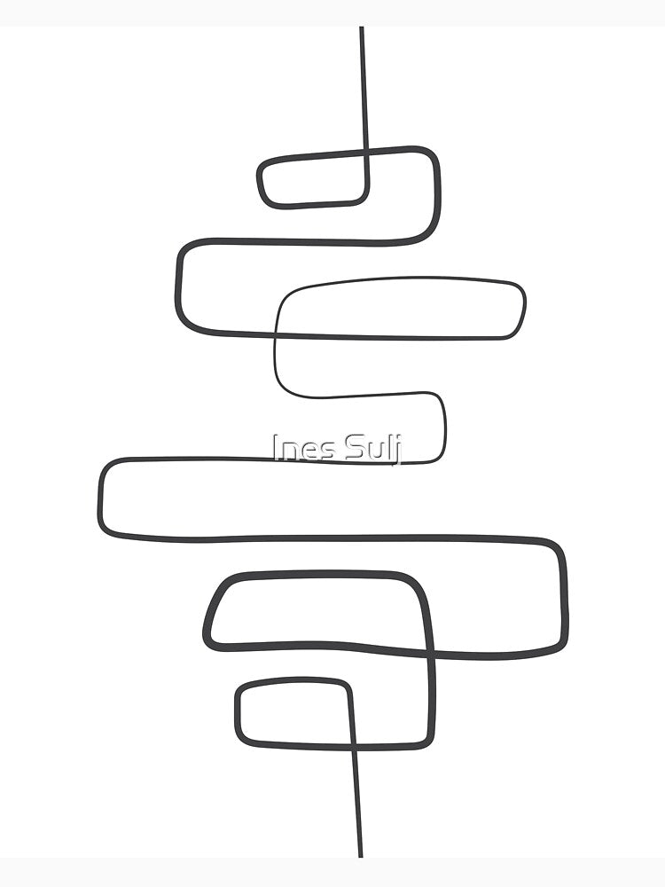 Minimalist Abstract Line Art 01-02 by PAPER MOON art & design T-Shirts, Hoodie, Sweatshirt | BlankRebels.com (Image 3)
