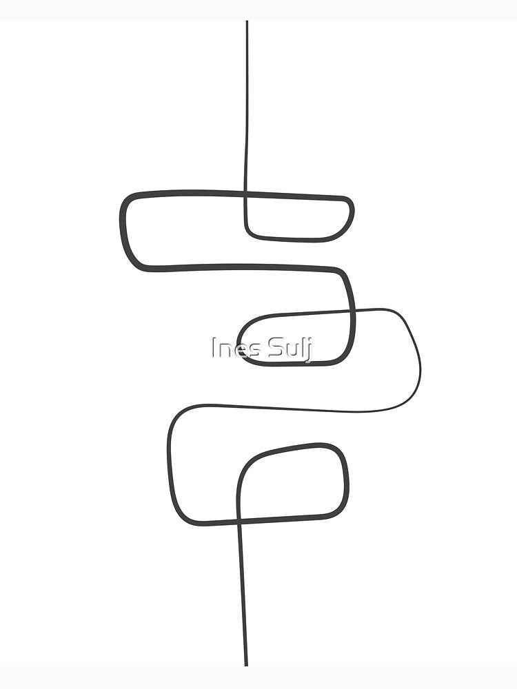 Minimalist Abstract Line Art 03-02 by PAPER MOON art & design T-Shirts, Hoodie, Sweatshirt | BlankRebels.com (Image 3)