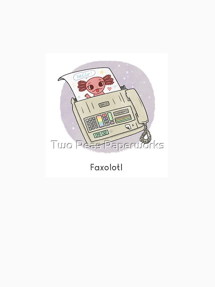 Faxolotl by Two Peas Paperworks T-Shirts, Hoodie, Sweatshirt | BlankRebels.com (Image 3)