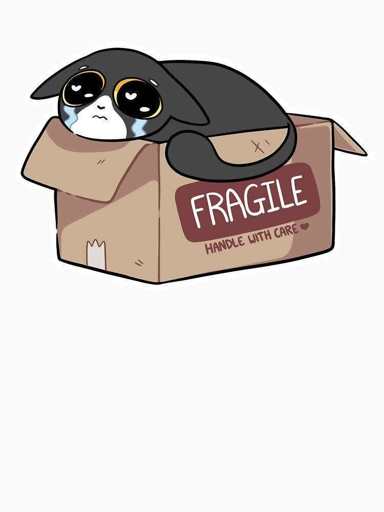 Fragile Handle Care! (Tuxedo Cat) T-Shirts, Hoodie, Sweatshirt