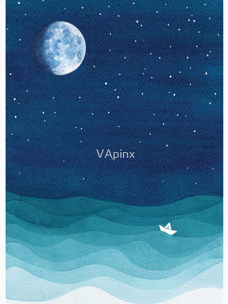 Moon Phase, teal by VApinx T-Shirts, Hoodie, Sweatshirt | BlankRebels.com (Image 3)