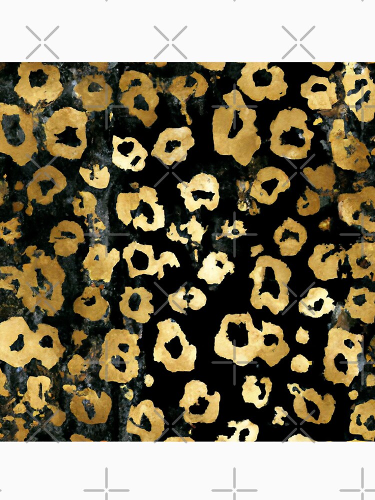 Grunge Golden Leopard Pattern by SamJanner T-Shirts, Hoodie, Sweatshirt | BlankRebels.com (Image 2)