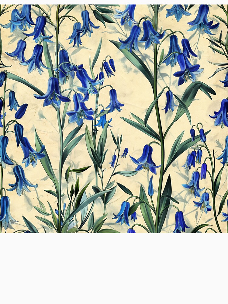 Bluebell Flowers Vintage Cottagecore Style by TheBohemianLark T-Shirts, Hoodie, Sweatshirt | BlankRebels.com (Image 2)