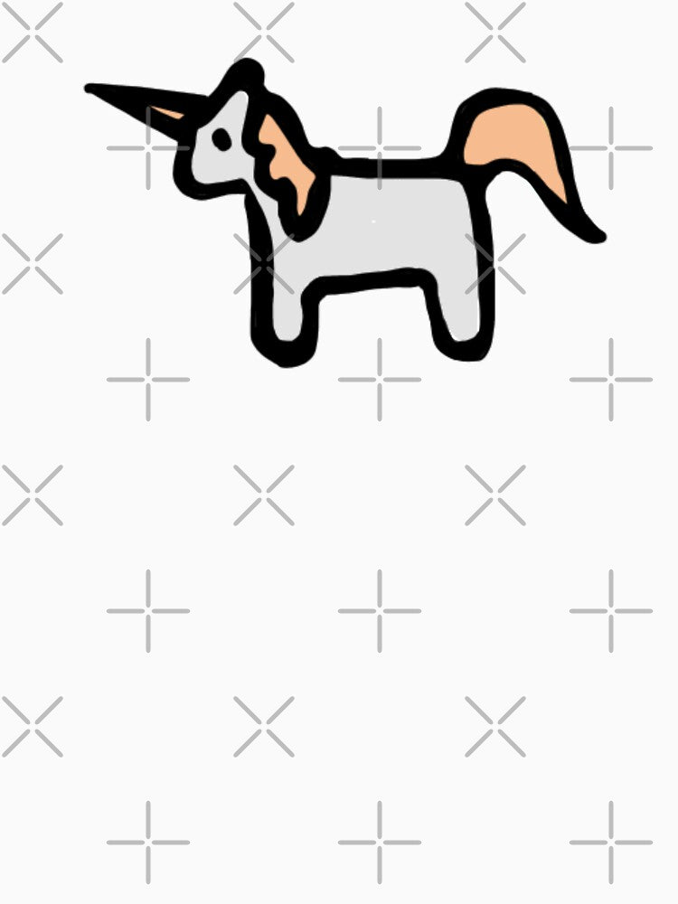 Cute Baby Unicorn (Light Orange) by bassoongirl123 T-Shirts, Hoodie, Sweatshirt | BlankRebels.com (Image 3)