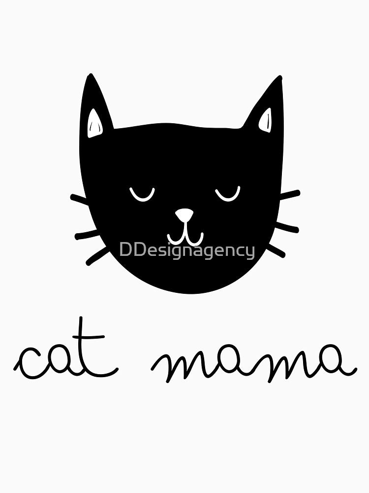 Free Cute Modern Hand Drawn Cat T-Shirt Hoodie by DDesignagency