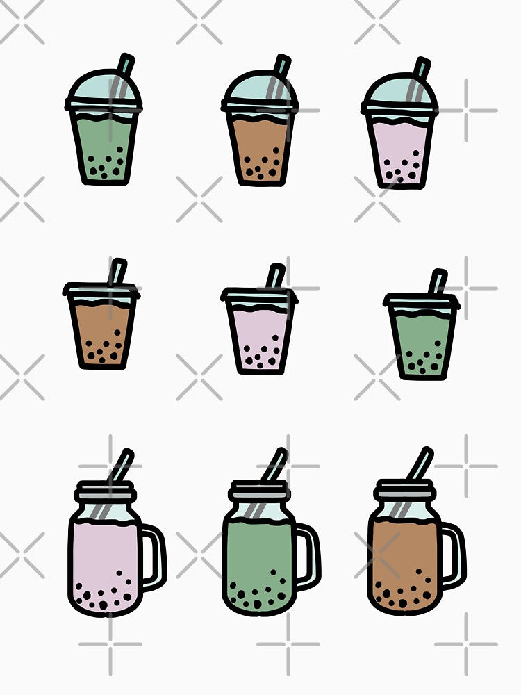 ULTIMATE Boba Bubble Tea Sticker Pack by bassoongirl123 T-Shirts, Hoodie, Sweatshirt | BlankRebels.com (Image 3)